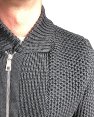 Paolo Pecora cardigan noir laine épaisse revolt orleans 2