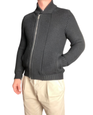 Paolo Pecora cardigan noir laine épaisse revolt orleans 3