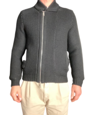 Paolo Pecora cardigan noir laine épaisse revolt orleans 4