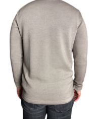 Paolo Pecora pull col rond maille délavée beige revolt orleans 2