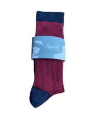Revolt chaussettes chevron navy bordeaux revolt orleans