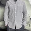 Aspesi chemise velours gris revolt orleans