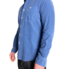 Aspesi chemise velours bleu revolt orleans