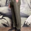 Berwich pantalon chevron olive revolt orleans