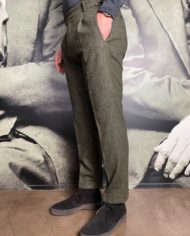 Berwich pantalon chevron olive revolt orleans