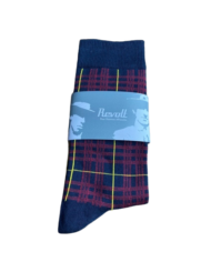 Revolt chaussettes tartan navy bdx jaune revolt orleans