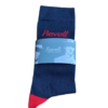 Revolt chaussettes unies navy rouge revolt orleans