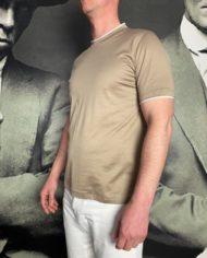 Paolo Pecora t-shirt mercerisé beige revolt orleans