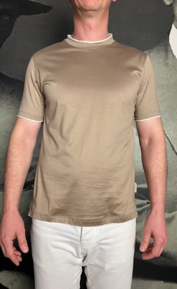 Paolo Pecora t-shirt mercerisé beige revolt orleans