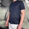Paolo Pecora t-shirt mercerisé navy gansé revolt orleans