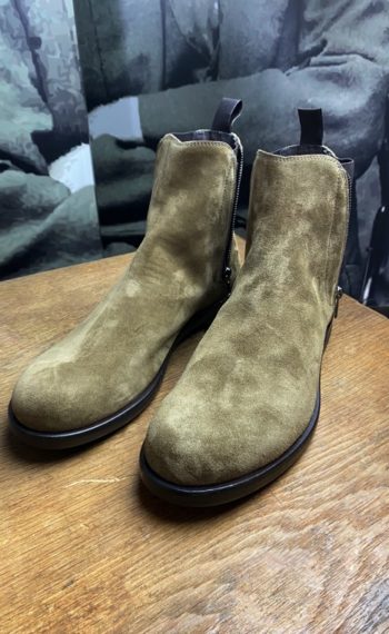 Sturlini boots veau velours fox oil revolt orleans