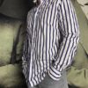 Bagutta chemise rayure baton navy revolt orleans