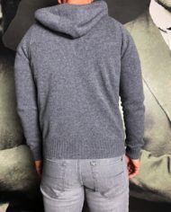 Revolt gilet capuche gris dos