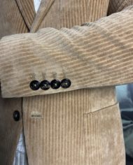 Circolo veste velours beige détail