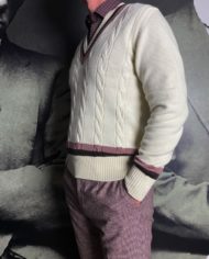 Tagliatore pull cricket écru revolt orléans