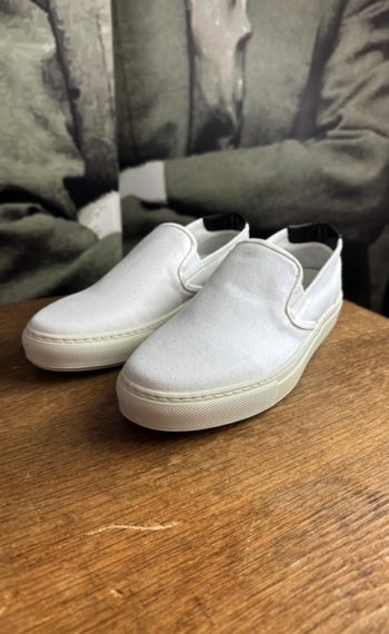 Tagliatore slip on canvas blanc revolt orleans