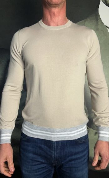 Revolt pull jersey beige revolt orleans