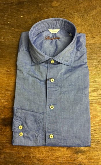 Stenströms chemise en voile de coton ciel moiré revolt orleans