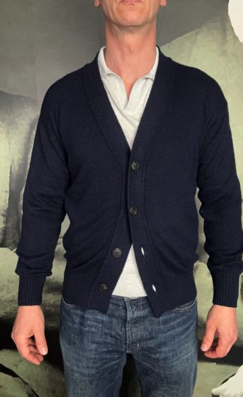 Revolt cardigan maille mousse marine revolt orleans