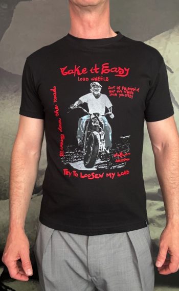 Over / d t-shirt motard noir revolt orleans