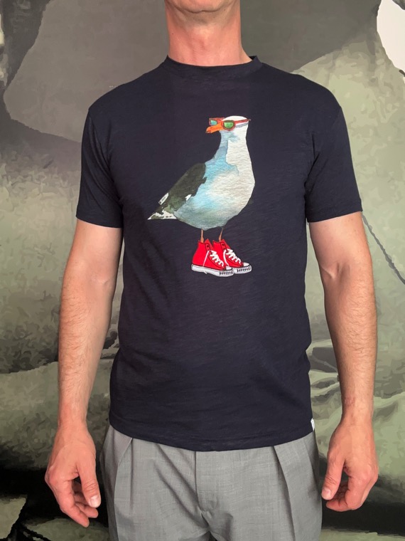 Over / d t-shirt mouette marine revolt orleans