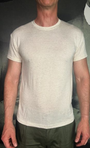 Over / D T-shirt chiné écru revolt orleans