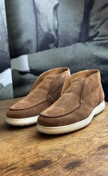 National Standard bottines veau velours cognac revolt orleans