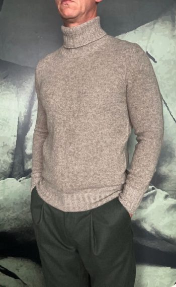 Revolt col roulé maille mousse beige revolt orleans