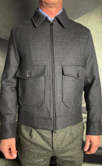 Circolo blouson laine anthracite revolt orleans