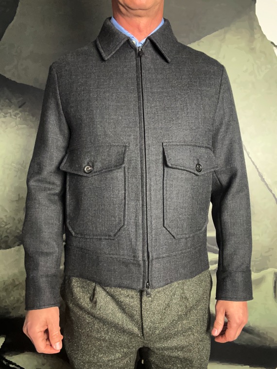 Circolo blouson laine anthracite revolt orleans