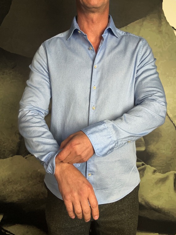 stenstroms-chemise coton gratte bleu ciel revolt orleans