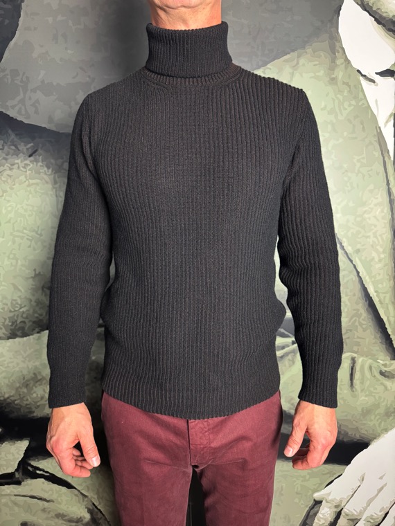 Tagliatore col roulé bicoleur côtes anglaises revolt orleans