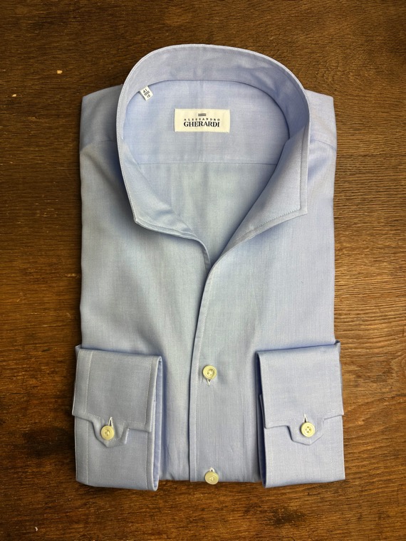 A. Gherardi chemise ciel col tulipe revolt orleans