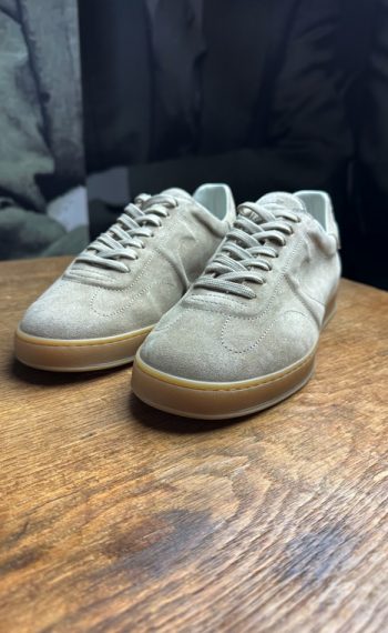 Tagliatore sneakers veau velours beige sable revolt orleans