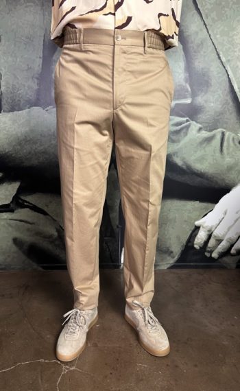 Tagliatore pantalon coton mercerisé beige revolt orleans